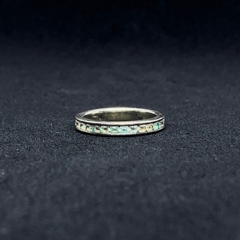 Sterling Silver Aqua Marine ring